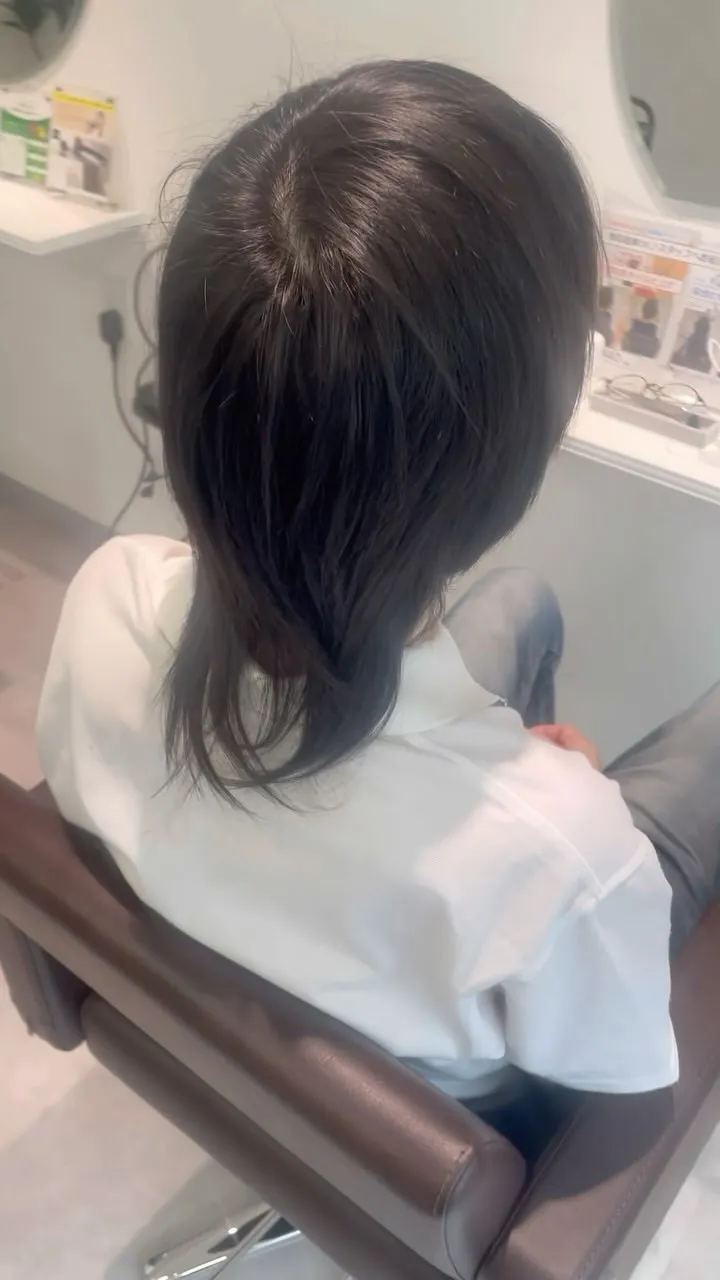 お客様カットビフォーアフター✂︎